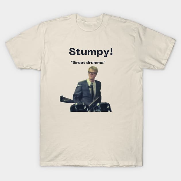 John 'Stumpy' Pepys T-Shirt by Drummer Ts